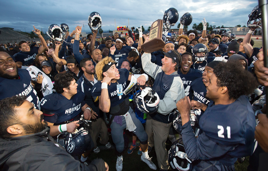 Fullerton is headed to the CCCAA State Championship after its 45-29 win over Riverside in the SCFA final. (Photo by Jim McCormack)