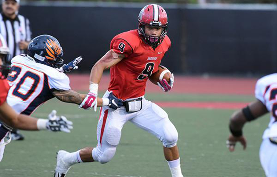 Santa Barbara City College running back Cedric Cooper. (Photo by Ken Sciallo / Sevilla Photography)
