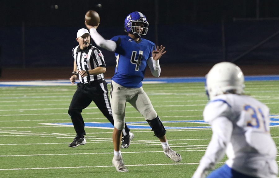 San Bernardino Valley QB Armando Herrera (SBVC photo by Wade Byers)