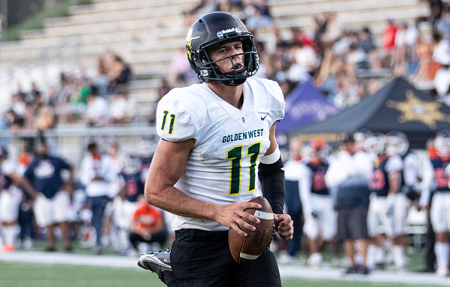 Golden West quarterback Jake Retzlaff (Photo by GWC Athletics)