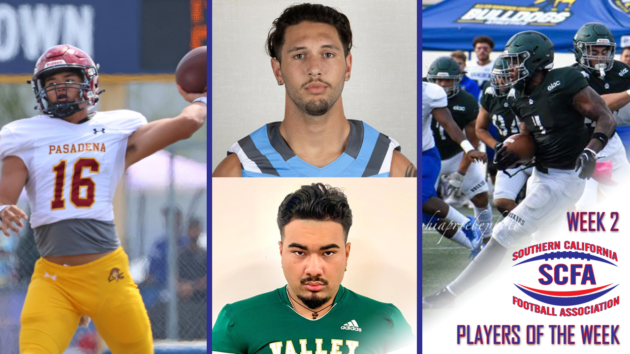 Week 2 SCFA Players of the Week: Kekahi Graham, Payton Casillas, Isai Perez II, DeGabriel Floyd